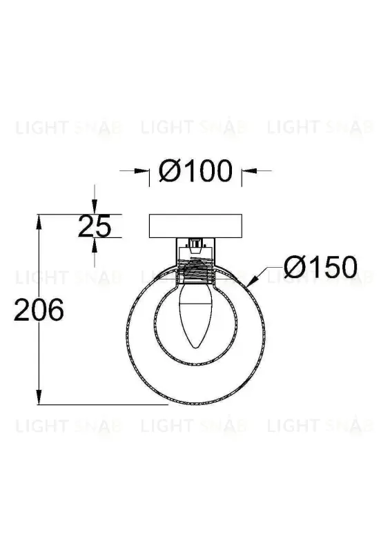 Бра Maytoni MOD521WL-01G1 MOD521WL-01G1