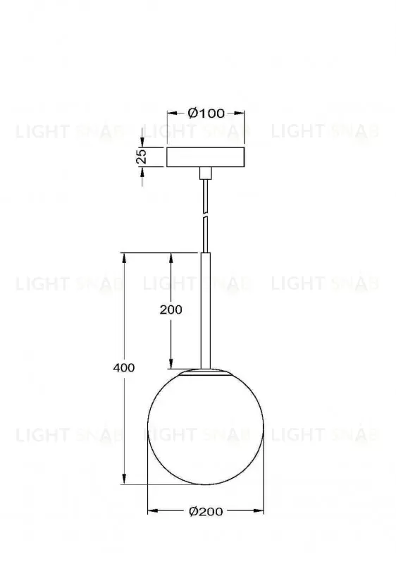 Подвесной светильник Maytoni MOD321PL-01B1 MOD321PL-01B1