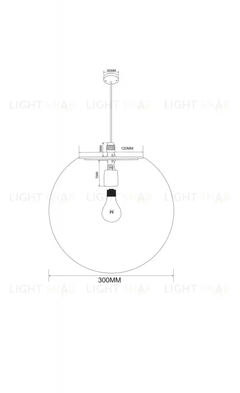 Подвесной светильник Maytoni O594PL-01B O594PL-01B