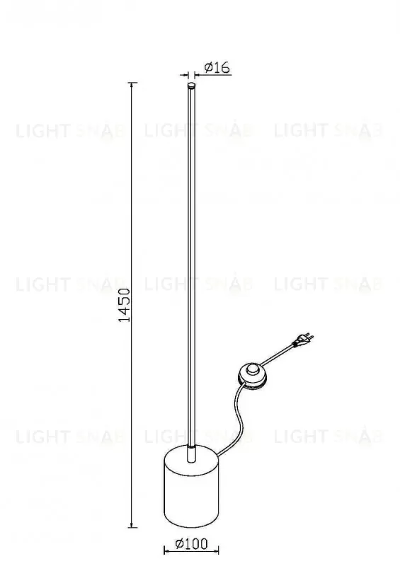 Торшер Maytoni MOD147FL-L20BSK1 MOD147FL-L20BSK1