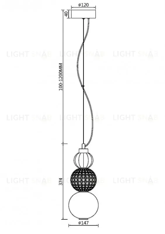 Подвесной светильник Maytoni P069PL-L16G3K P069PL-L16G3K