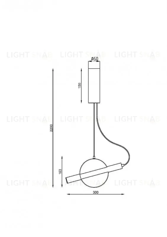 Подвесной светильник Maytoni MOD150PL-L5W3K MOD150PL-L5W3K