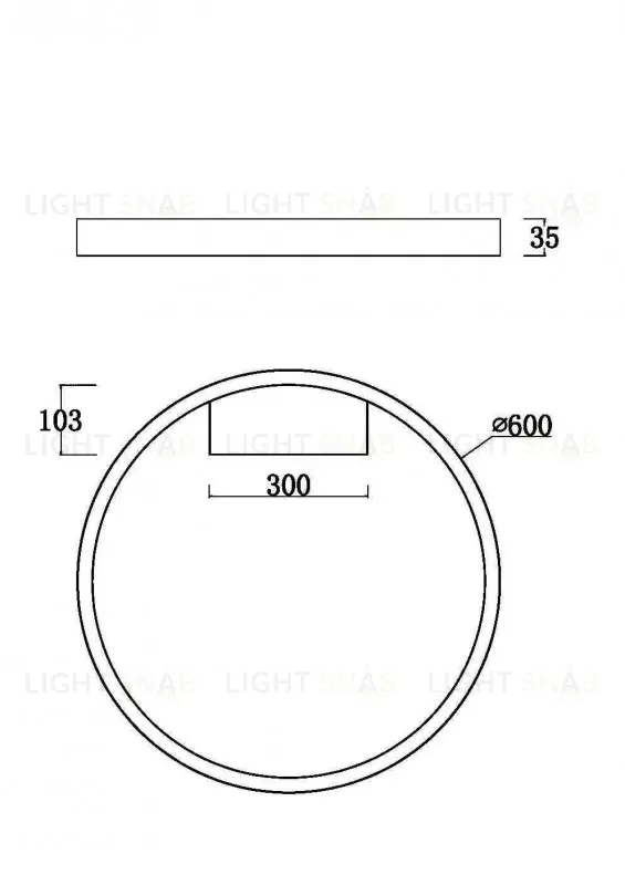 Накладной светильник Maytoni MOD058CL-L35BS3K MOD058CL-L35BS3K