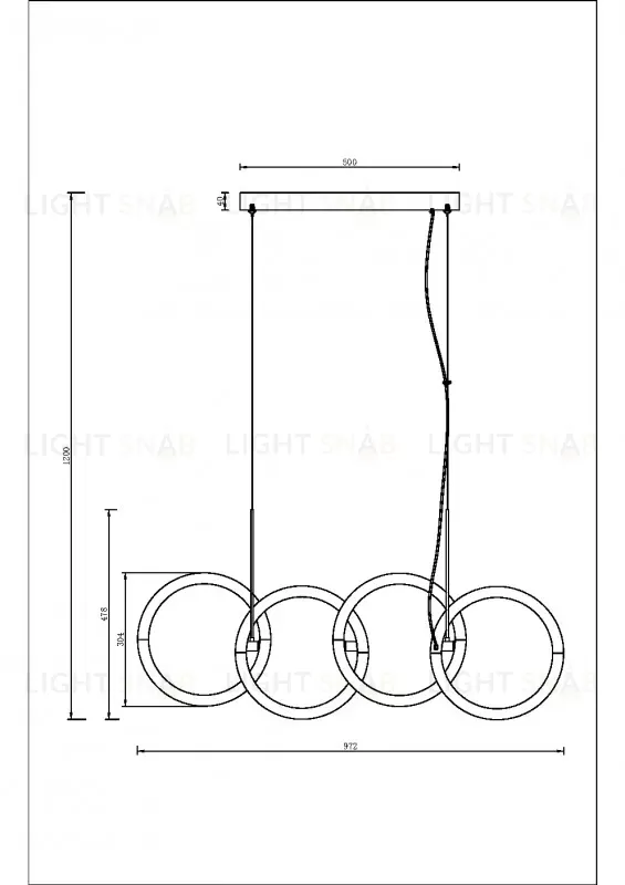 Подвесная люстра Maytoni MOD165PL-L40B3K MOD165PL-L40B3K