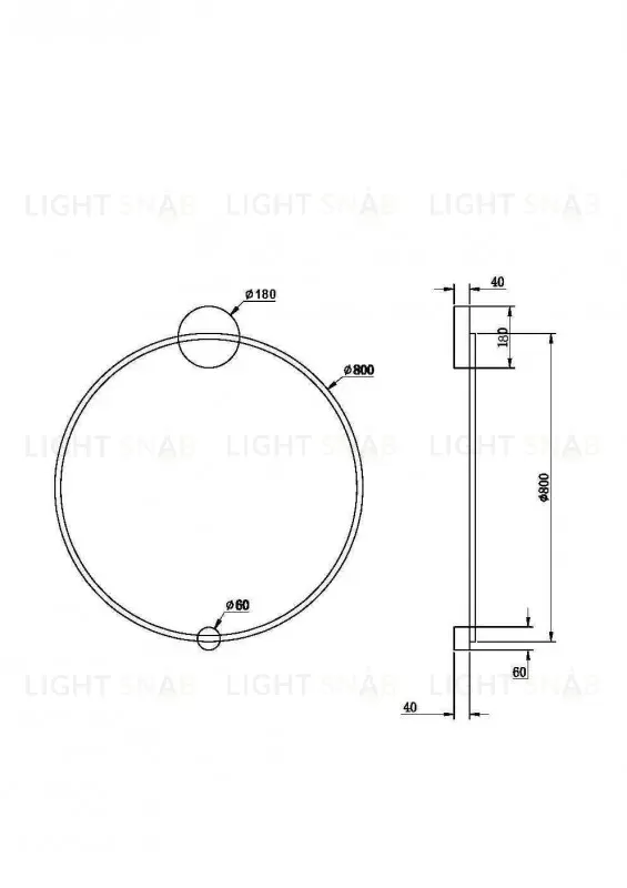 Бра Maytoni MOD005WL-L46BSK MOD005WL-L46BSK