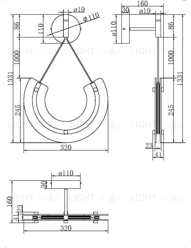 Бра Maytoni P091WL-L18G3K P091WL-L18G3K