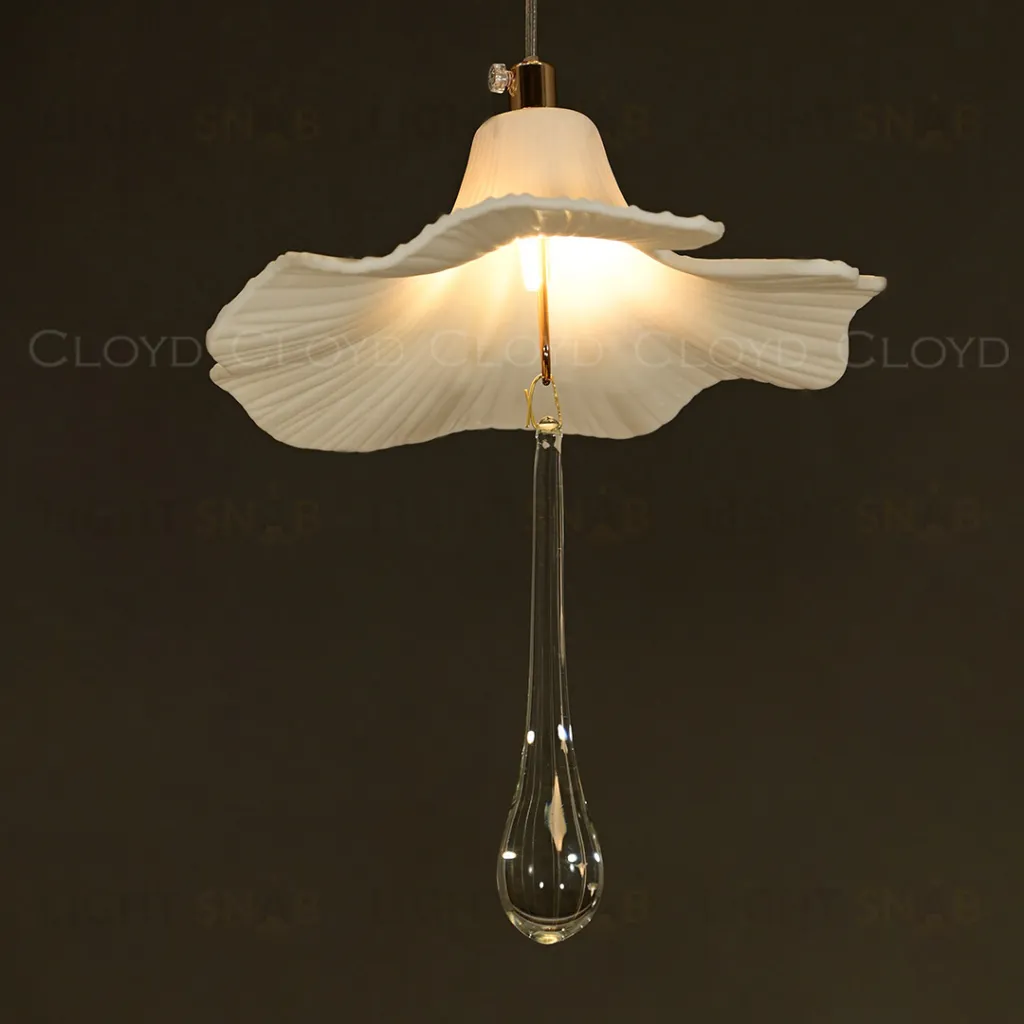  Подвесной светильник Cloyd SHANGRILA-A P1 / Ø16 см - керамика - золото (арт.11467)  11467