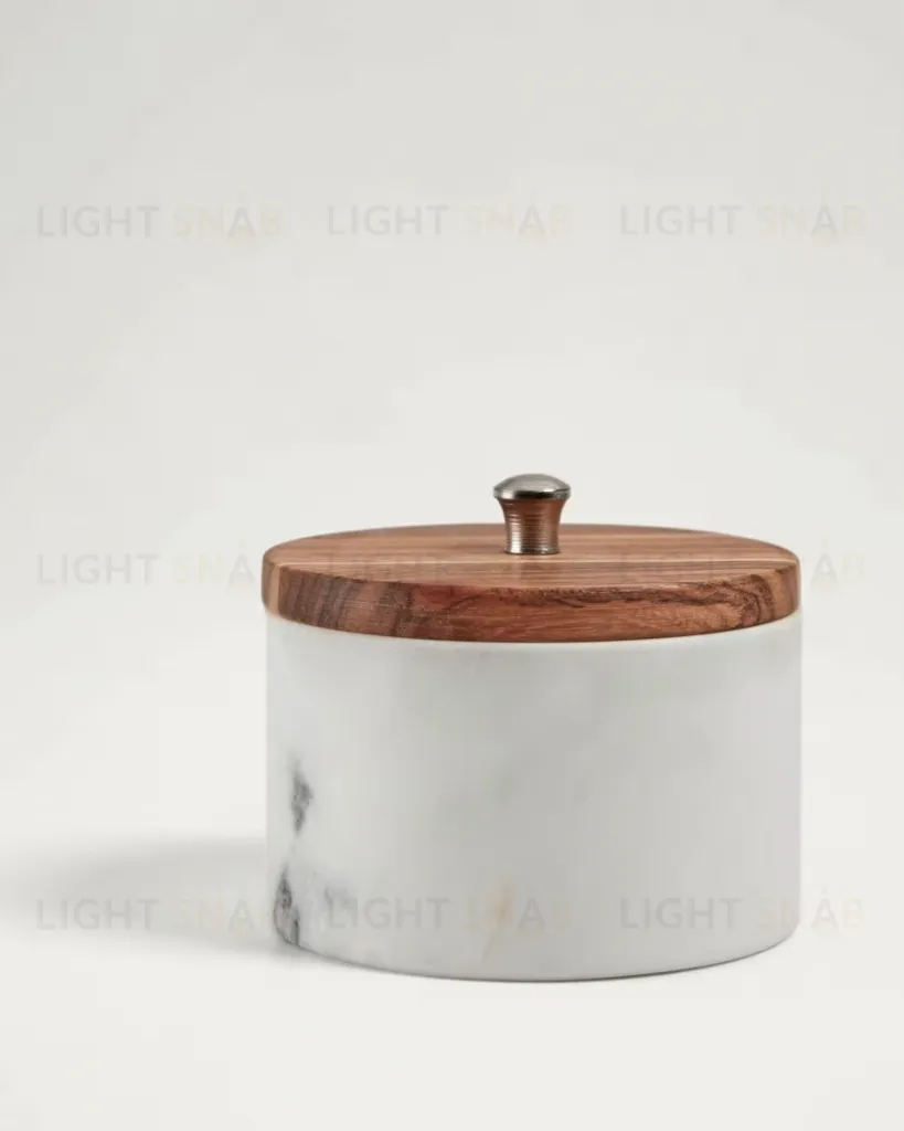 Karla контейнер для ванной комнаты белый маленький 093380