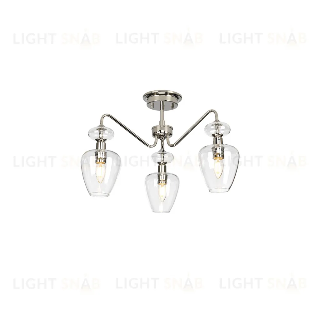 Потолочный светильник Elstead Lighting , Арт. DL-ARMAND-SF3-PN DL-ARMAND-SF3-PN