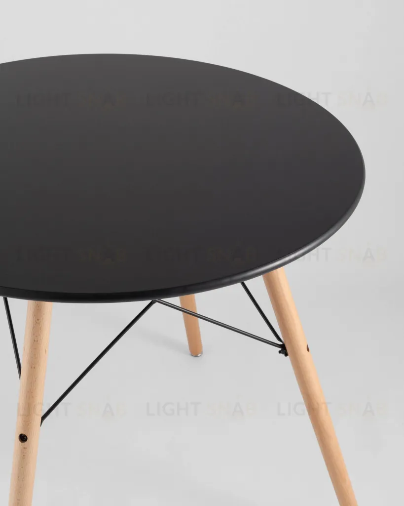 Стол круглый EAMES DSW NEW D=80 черный УТ000039067