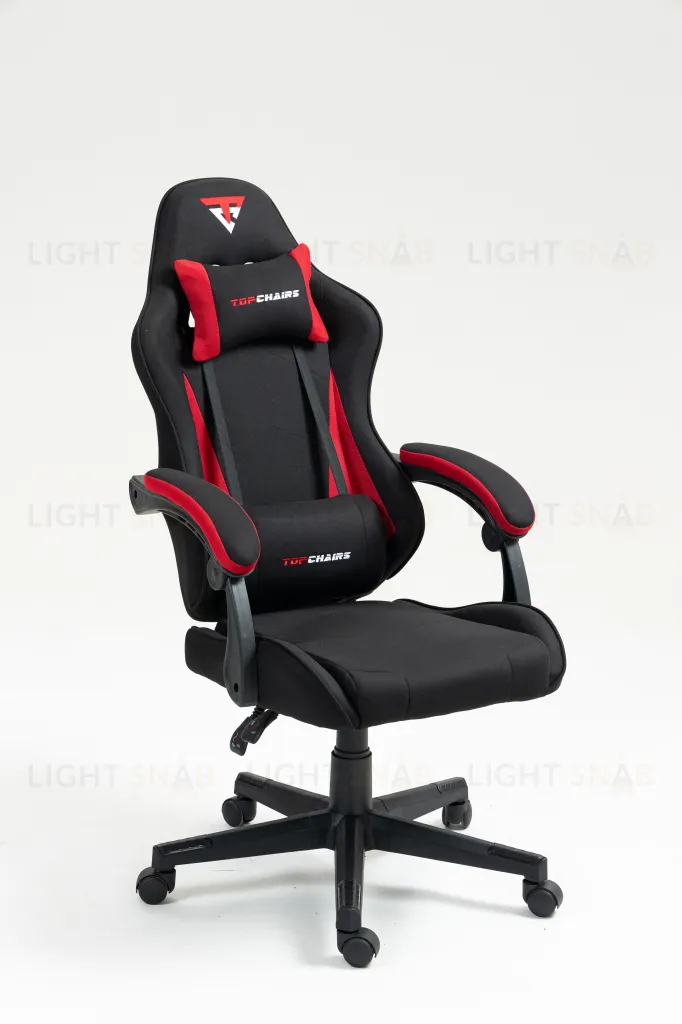 Кресло спортивное TopChairs Phantom черно-красный УТ000039473