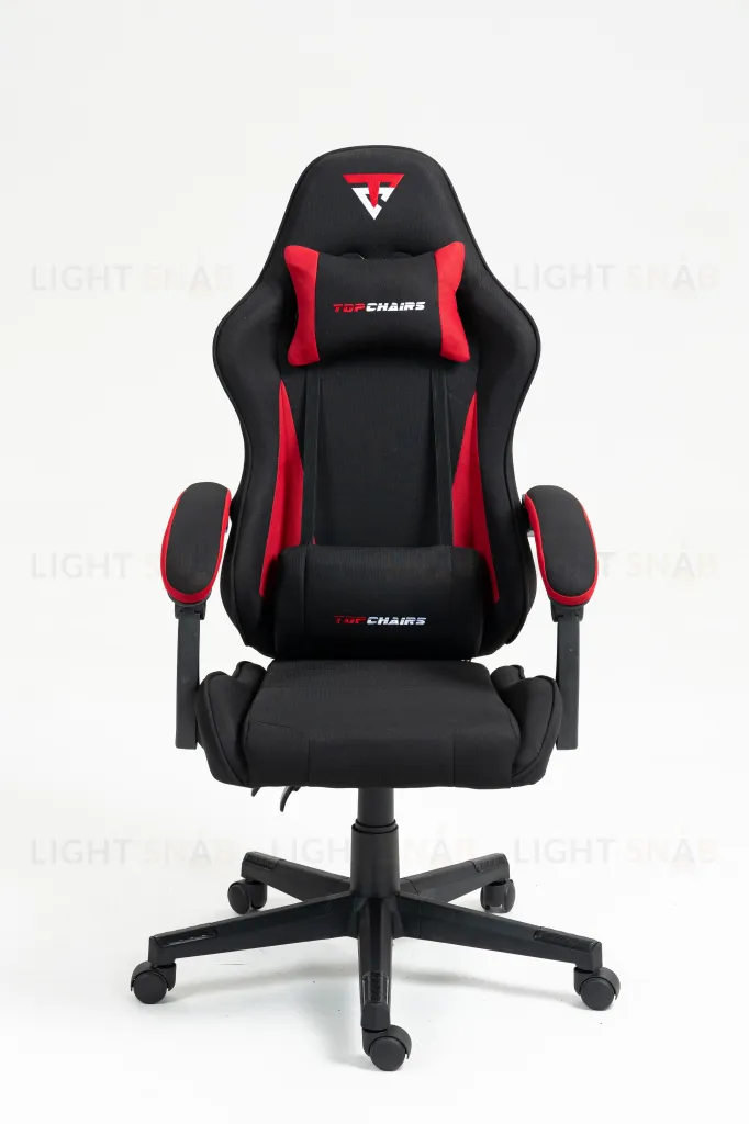 Кресло спортивное TopChairs Phantom черно-красный УТ000039473
