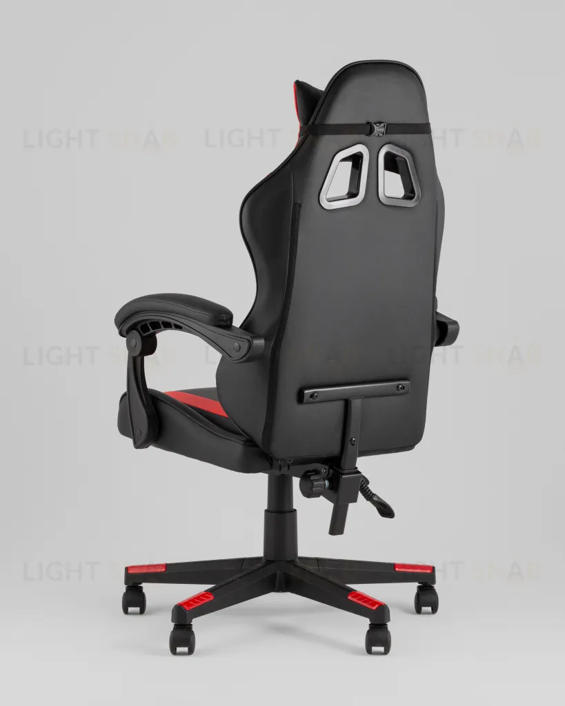 Кресло спортивное TopChairs Commander черно-красный УТ000039477