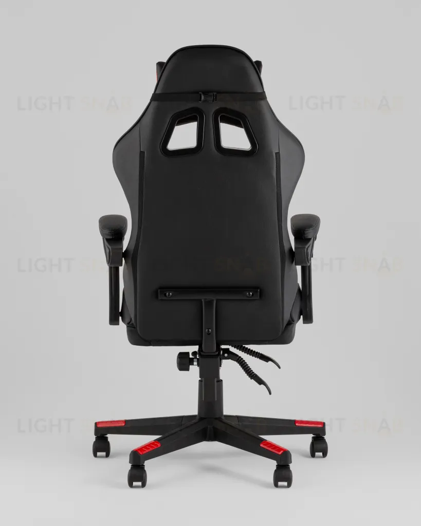 Кресло спортивное TopChairs Commander черно-красный УТ000039477