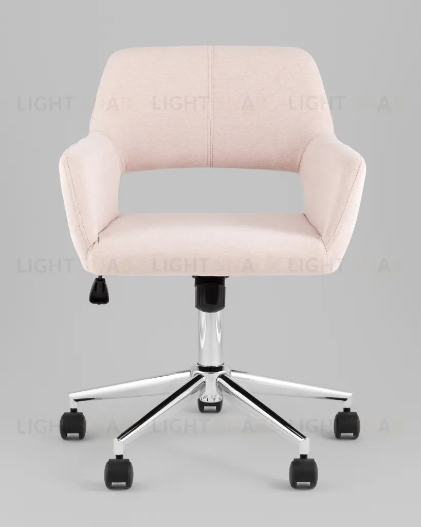 Стул офисный ROSS рогожка светло-розовый УТ000039439