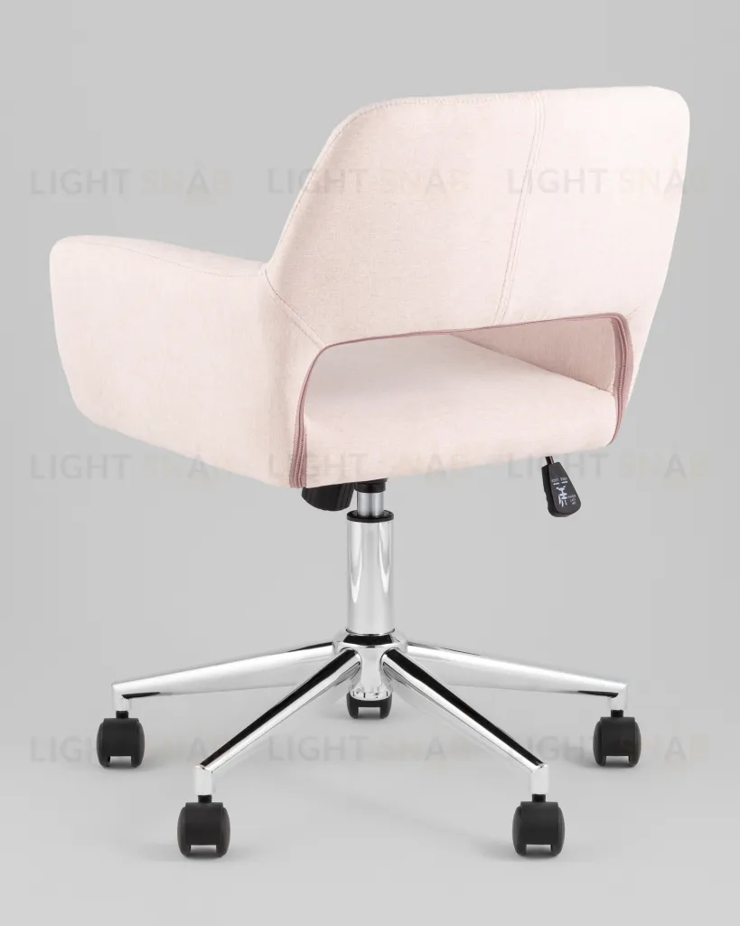 Стул офисный ROSS рогожка светло-розовый УТ000039439