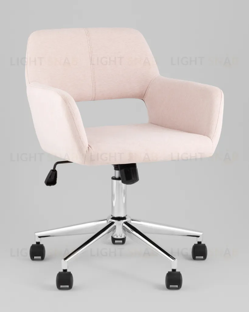 Стул офисный ROSS рогожка светло-розовый УТ000039439