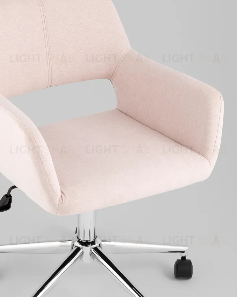 Стул офисный ROSS рогожка светло-розовый УТ000039439