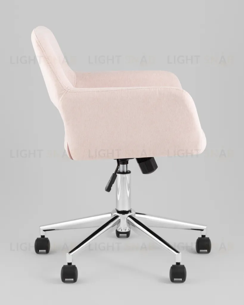 Стул офисный ROSS рогожка светло-розовый УТ000039439