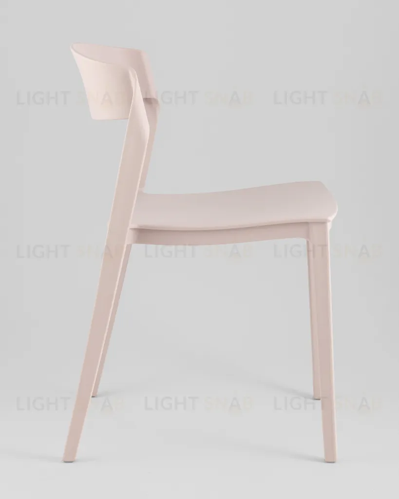 Стул Moris пластик нежно-розовый УТ000039933