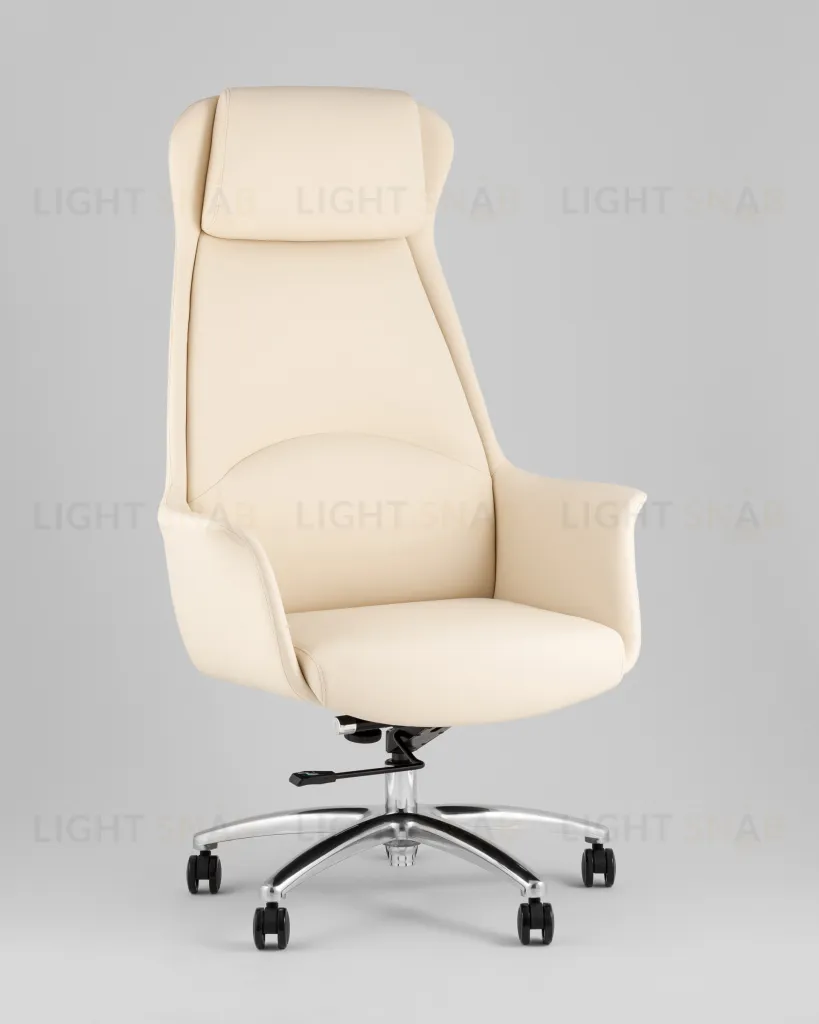 Кресло руководителя TopChairs Viking NEW бежевое УТ000039422