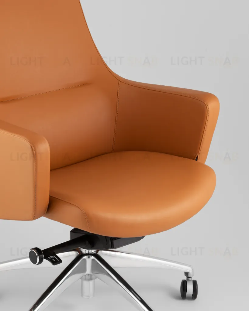 Кресло руководителя TopChairs Ferris коричневое УТ000039421