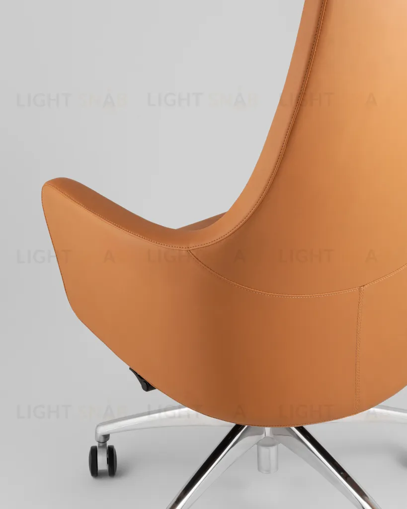 Кресло руководителя TopChairs Ferris коричневое УТ000039421