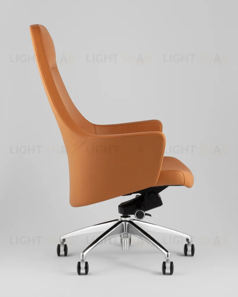 Кресло руководителя TopChairs Ferris коричневое УТ000039421
