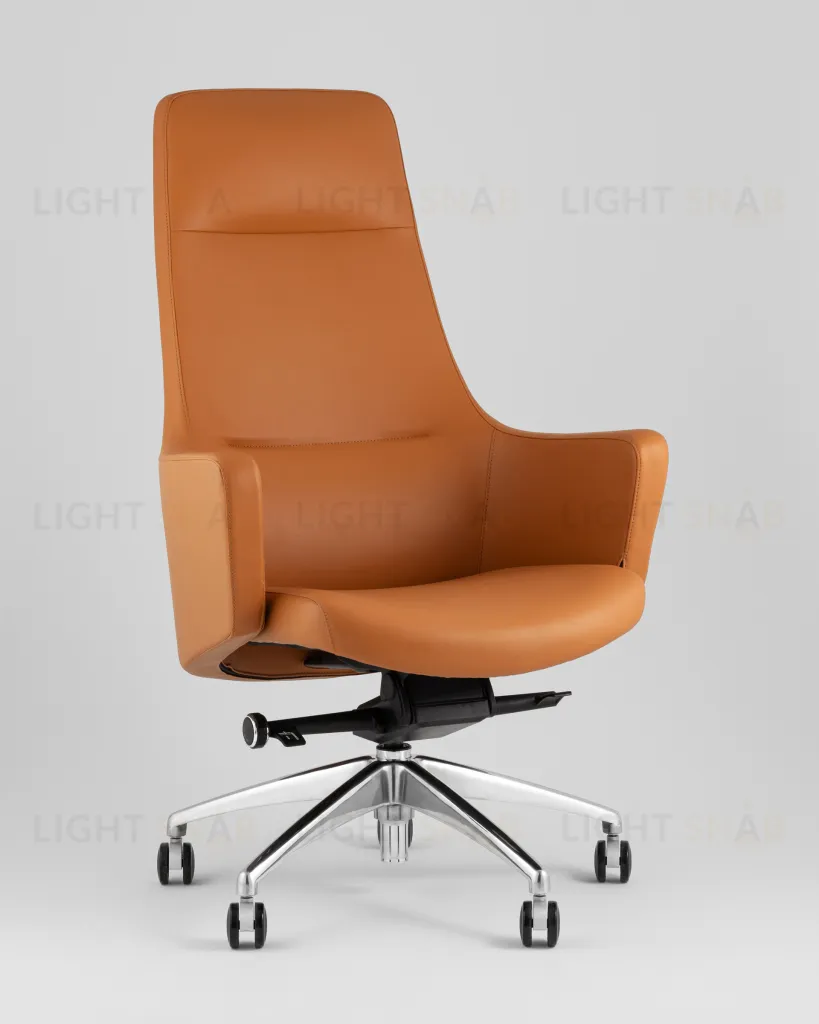 Кресло руководителя TopChairs Ferris коричневое УТ000039421