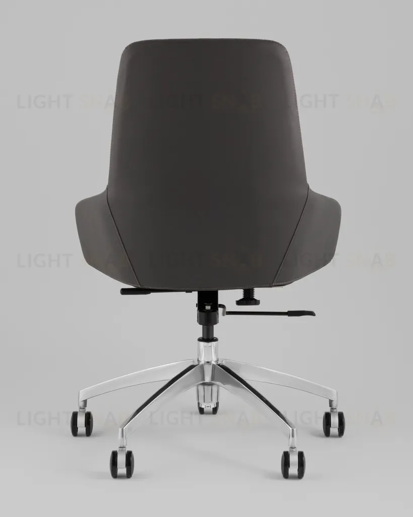 Кресло офисное TopChairs Soulo светло-серый, серый УТ000039420