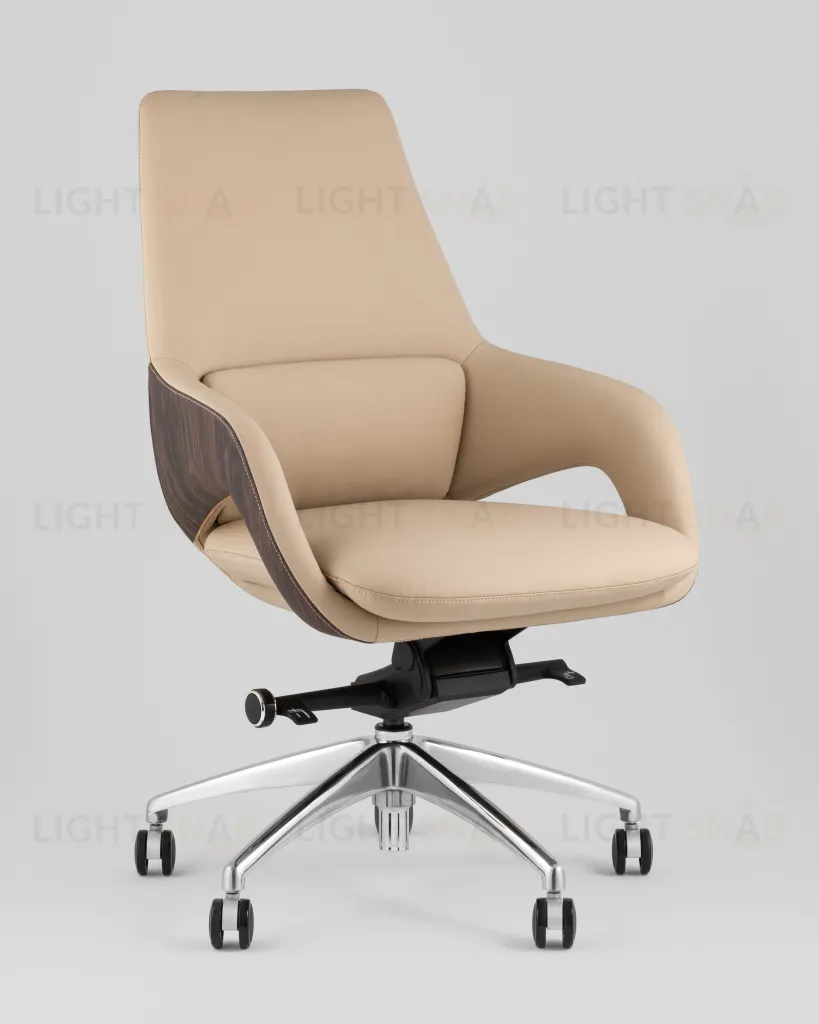 Кресло офисное TopChairs Reign бежевый УТ000039416