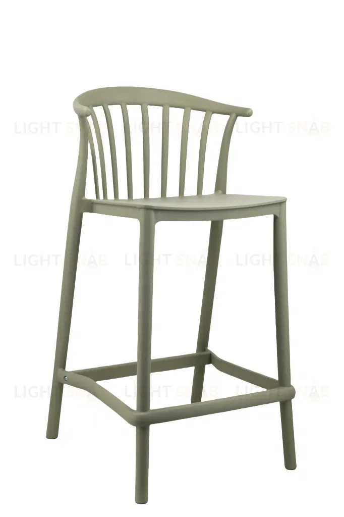 Стул полубарный Campo пластик зеленый УТ000039943
