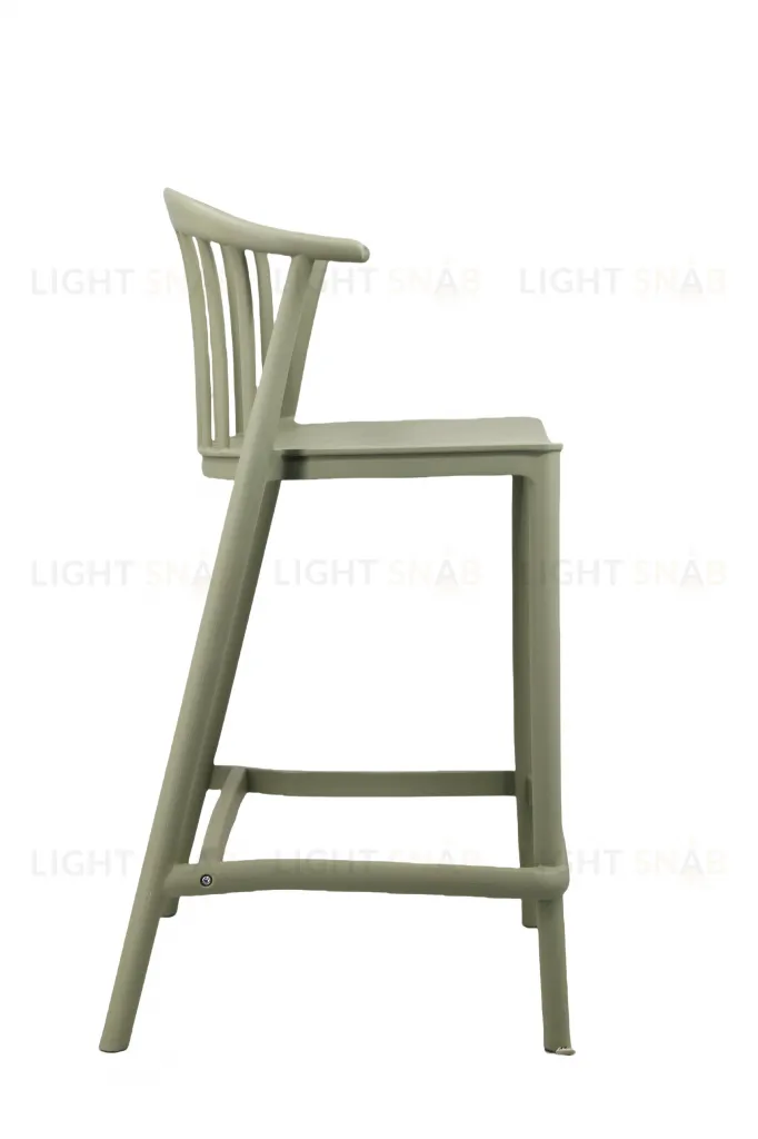 Стул полубарный Campo пластик зеленый УТ000039943