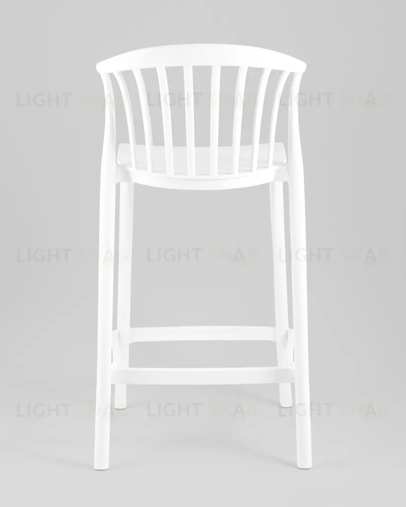 Стул полубарный Campo пластик белый УТ000039941