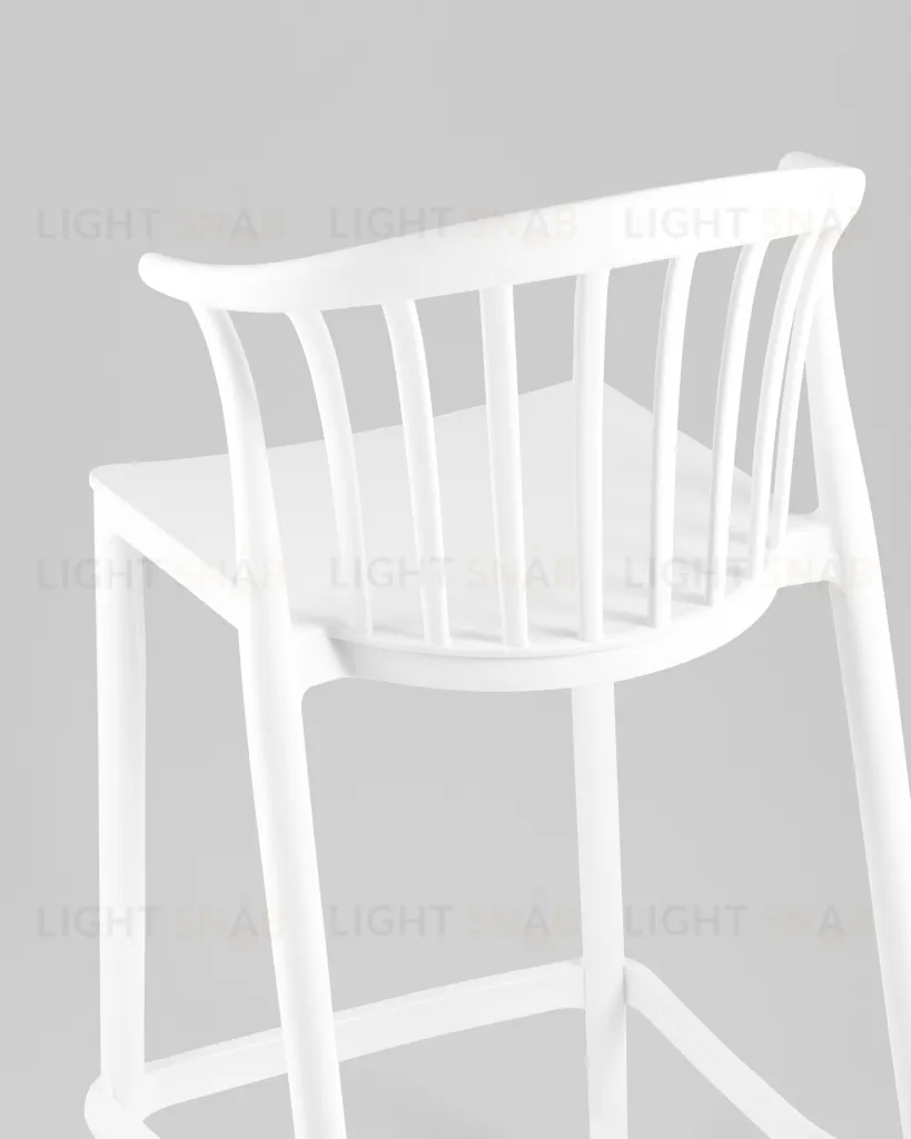 Стул полубарный Campo пластик белый УТ000039941