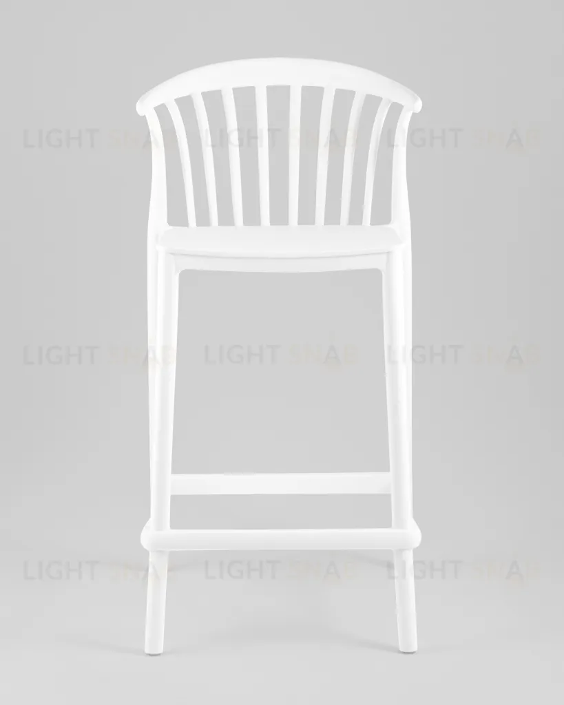 Стул полубарный Campo пластик белый УТ000039941