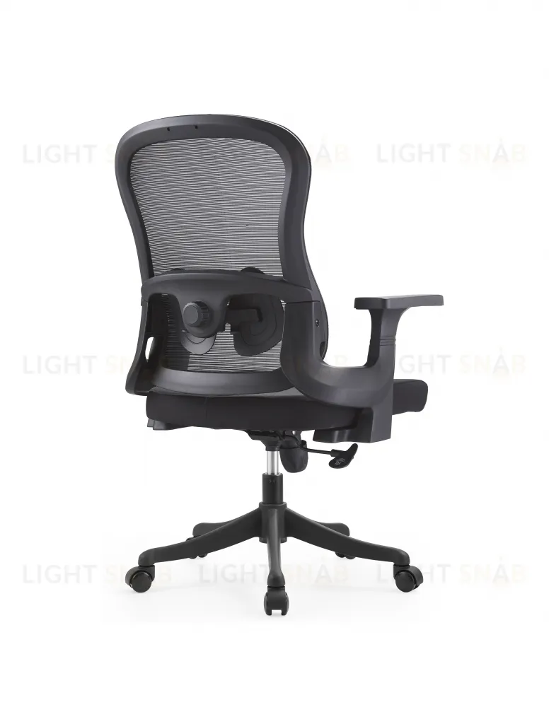 Кресло офисное TopChairs Petal черный УТ000040045