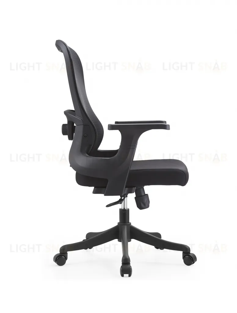 Кресло офисное TopChairs Petal черный УТ000040045