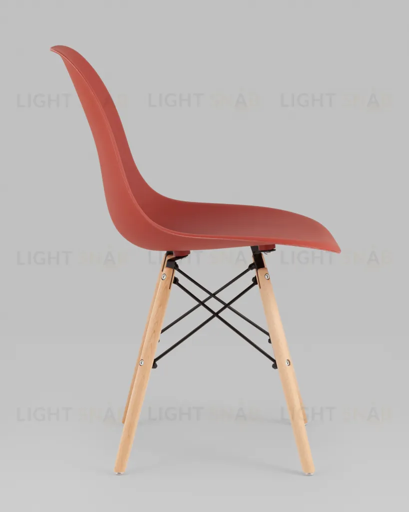 Стул Eames Style DSW терракотовый x4 (разборный каркас) УТ000039376