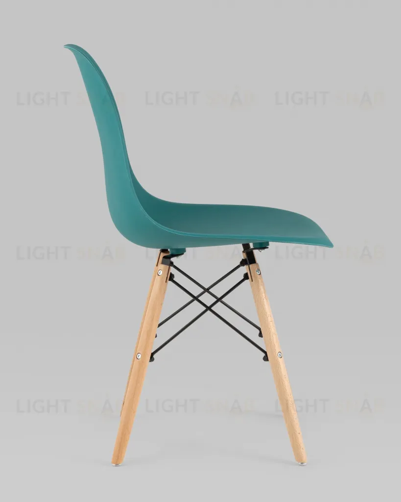 Стул Eames Style DSW темно-бирюзовый x4 (разборный каркас) УТ000037611