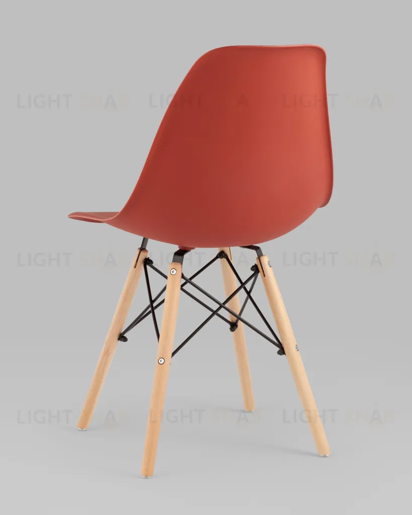 Стул Eames Style DSW терракотовый x4 (разборный каркас) УТ000039376