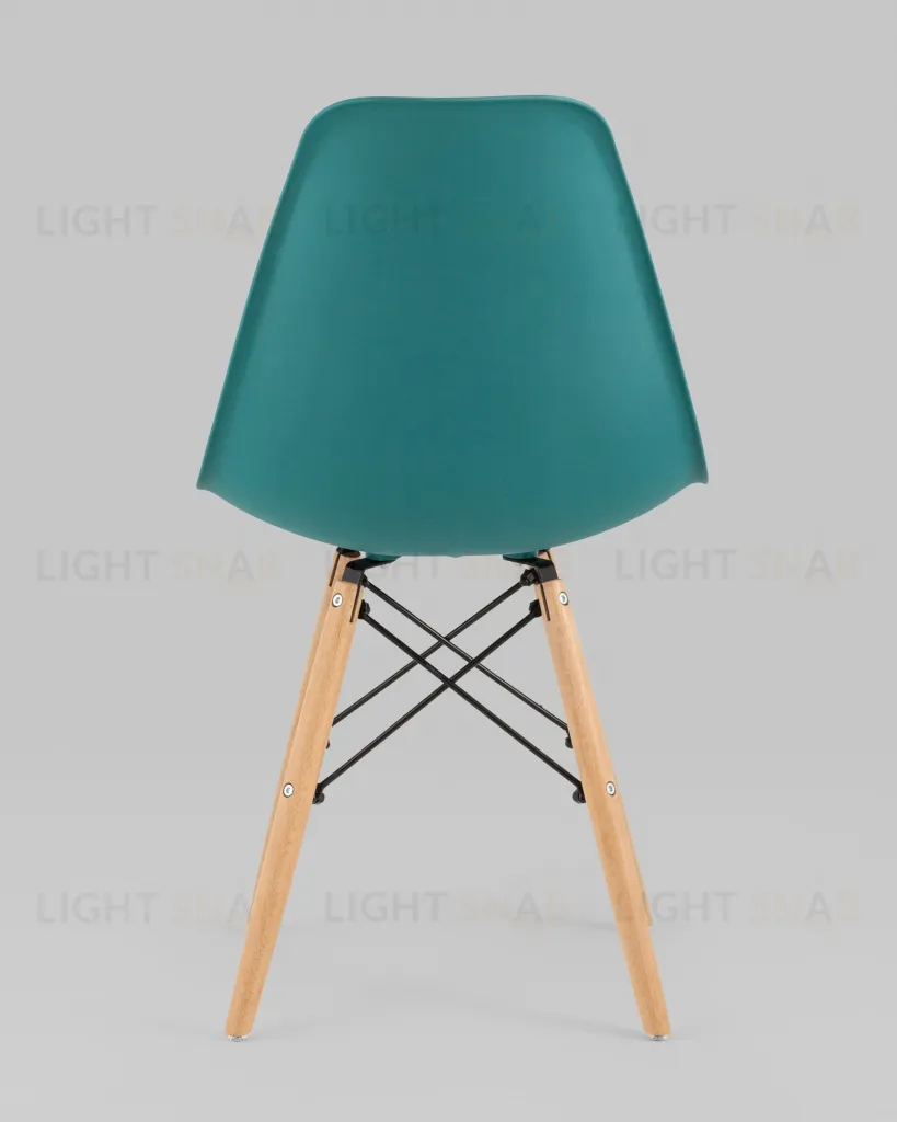 Стул Eames Style DSW темно-бирюзовый x4 (разборный каркас) УТ000037611