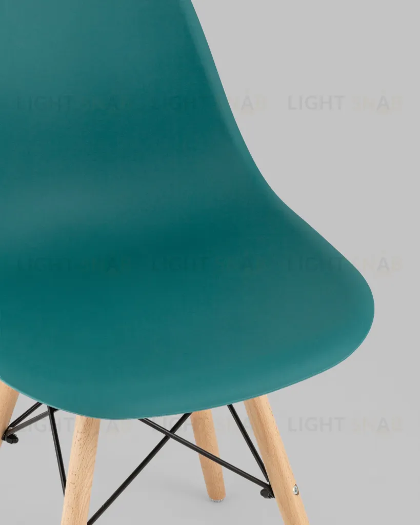 Стул Eames Style DSW темно-бирюзовый x4 (разборный каркас) УТ000037611
