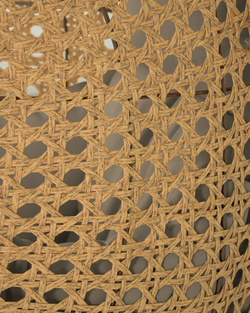 Подвесное кресло Cira с натуральной отделкой 097586