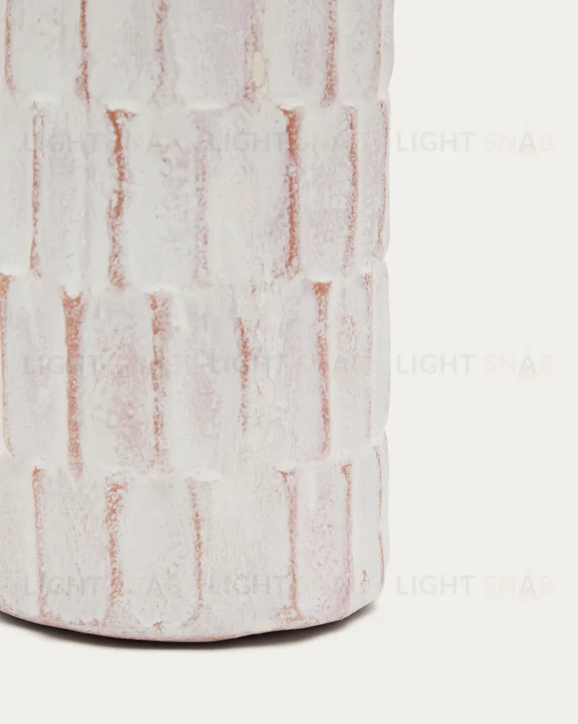 Arisa белая ваза из папье-маше, 22 см 205531