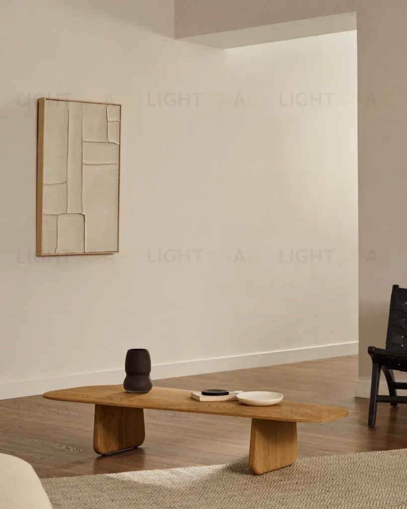 Журнальный столик Pirita из массива дуба в натуральной отделке, 146 207749