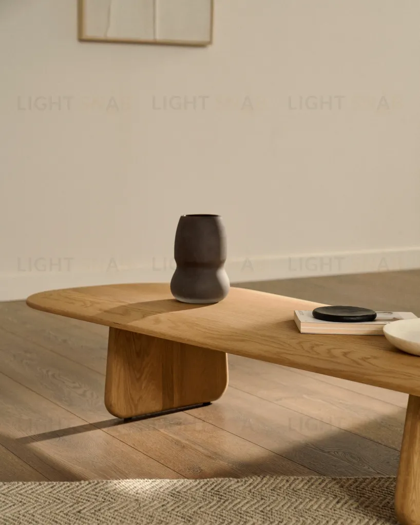 Журнальный столик Pirita из массива дуба в натуральной отделке, 146 207749