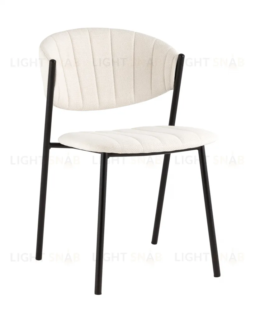 Стул Харпер ткань рогожка молочный УТ000036751