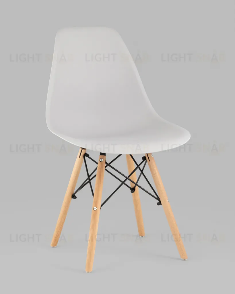 Стул Eames Style DSW светло-серый (разборный каркас) УТ000037594