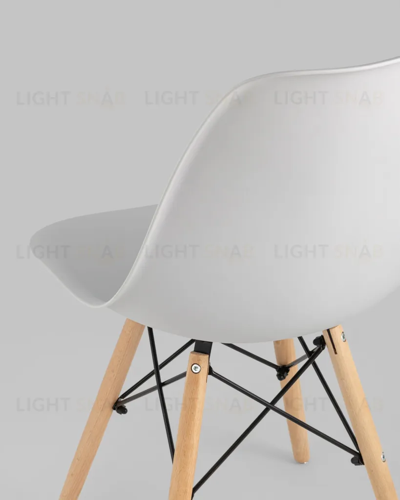 Стул Eames Style DSW светло-серый (разборный каркас) УТ000037594